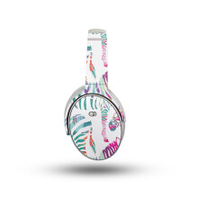 Glnzende Glitzer-Kopfhrer-Skin, kompatibel mit Bose QuietComfort-Kopfhrern (2023)  Zebra-Mosaik  Premium-3M-Vinyl-Schutzfolie, Aufkleber-Abd