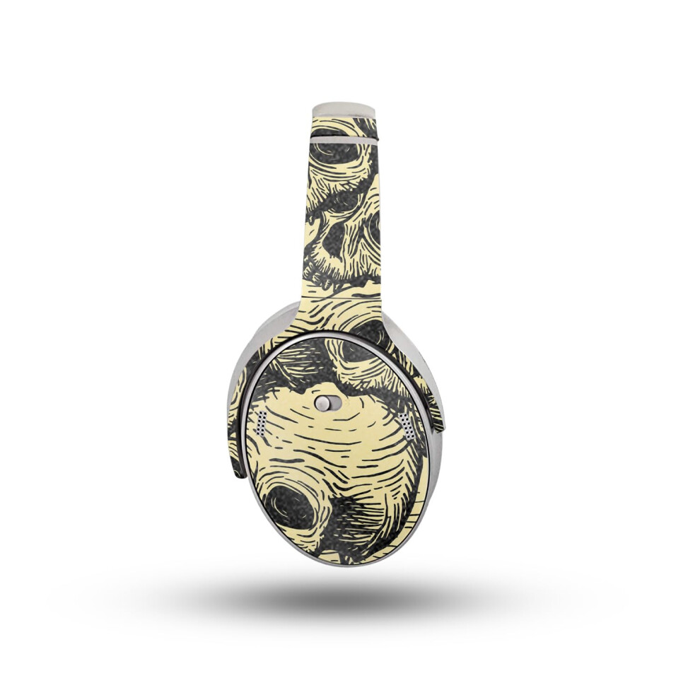 Casque Compatible Avec Bose Quietcomfort (2023) - Skulls Encr - Couvercle De Dcalcomanie De Protection En Vinyle 3M Premium - Facile Applique-image