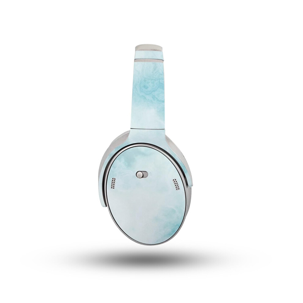 Casque Compatible Avec Bose Quietcomfort (2023) - Marbre Bleu - Couvercle De D Calcomanie De Protection En Vinyle De 3M Premium - Facile Appliq-image