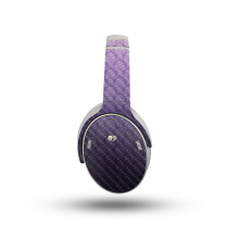 C che de cas en fibre de carbone compatible avec les couteurs Bose QuietComfort (2023) - Purple antique - Premium 3M Vinyl Protective Wrap Decal