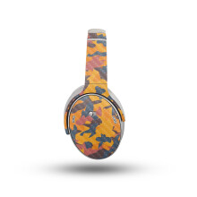 Casque en fibre de carbone compatible avec Bose QuietComfort (2023) - Camouflage d'automne - Prime 3M Vinyl Protective Wrap Decal Cover - E