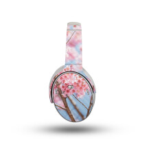 Carbon Fiber Headphone Skin Compatible with Bose QuietComfort Headphones (2023) - Cherry On Sky - Premium 3M Vinyl Protective Wrap Decal Cover - Easy