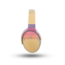Kopfhrer-Skin aus Kohlefaser, kompatibel mit Bose QuietComfort-Kopfhrern (2023)  Mellow Stripes  Premium-Schutzfolie aus 3M-Vinyl  einfach
