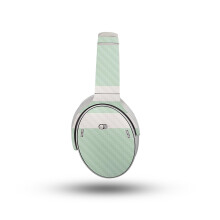 Kopfhrer-Skin aus Kohlefaser, kompatibel mit Bose QuietComfort-Kopfhrern (2023)  Mint-Streifen  Hochwertige 3M-Vinyl-Schutzfolie  einfach zu