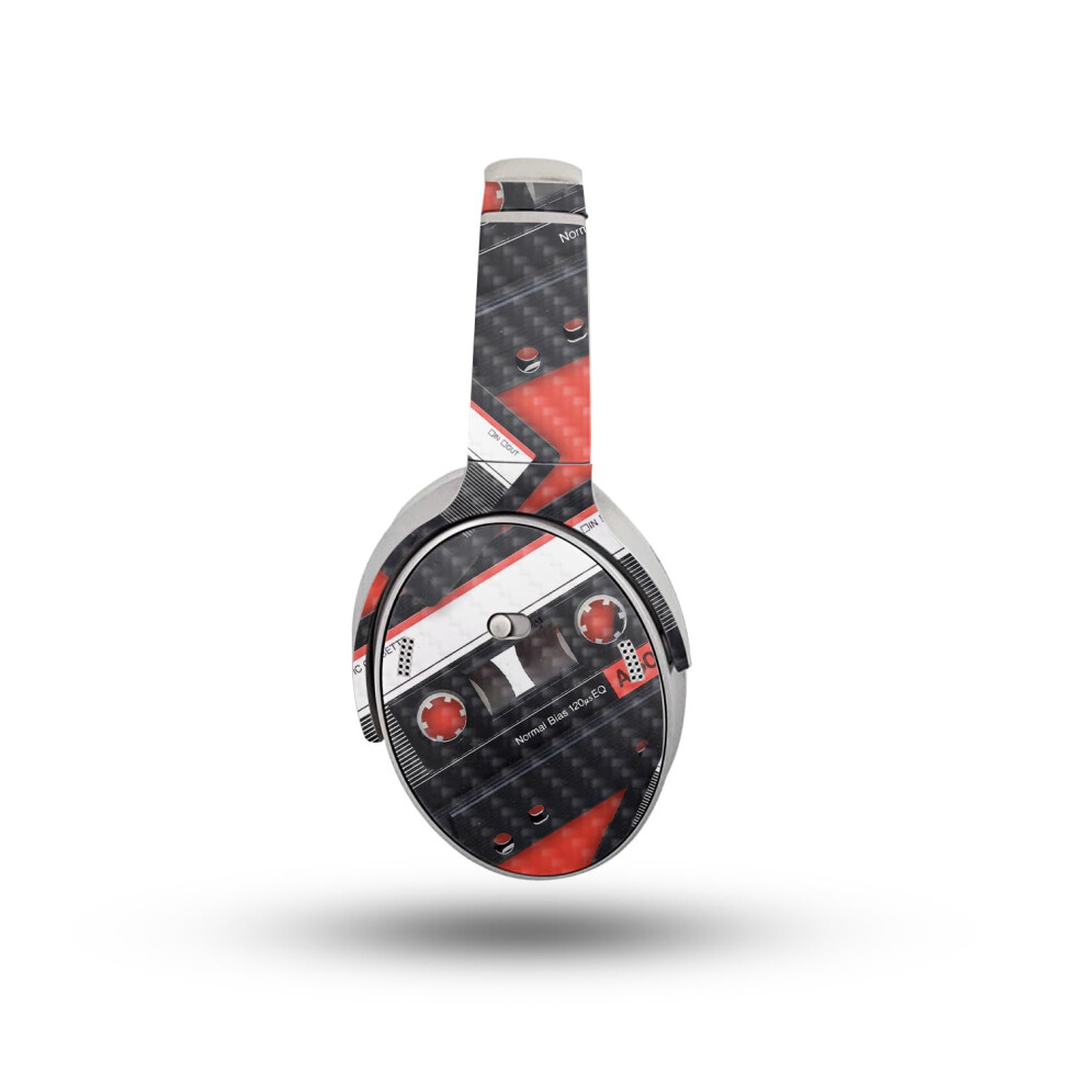 Carbon Fiber Headphone Skin Compatible With Bose Quietcomfort Headphones (2023) - Mixtape - Premium 3M Vinyl Protective Wrap Decal Cover - Easy To App 198164717923