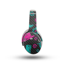Kopfhrer-Skin aus Kohlefaser, kompatibel mit Bose QuietComfort-Kopfhrern (2023)  Neon Cowgirl  Premium-Schutzfolie aus 3M-Vinyl  einfach zu