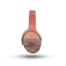 Kopfhrer-Skin aus Kohlefaser, kompatibel mit Bose QuietComfort-Kopfhrern (2023)  Red Horizon  Hochwertige 3M-Vinyl-Schutzfolie  einfach anzu