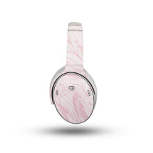 Kopfhrer-Skin aus Kohlefaser, kompatibel mit Bose QuietComfort-Kopfhrern (2023)  seidiges Rosa  hochwertige 3M-Vinyl-Schutzfolie  einfach a