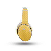Kopfhrer-Skin aus Kohlefaser, kompatibel mit Bose QuietComfort-Kopfhrern (2023)  Solid Marigold  Premium-Schutzfolie aus 3M-Vinyl  einfach