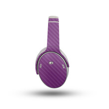 Carbon Fiber Headphone Skin Compatible with Bose QuietComfort Headphones (2023) - Solid Purple - Premium 3M Vinyl Protective Wrap Decal Cover - Easy t