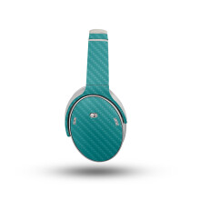 Carbon Fiber Headphone Skin Compatible with Bose QuietComfort Headphones (2023) - Solid Teal - Premium 3M Vinyl Protective Wrap Decal Cover - Easy to