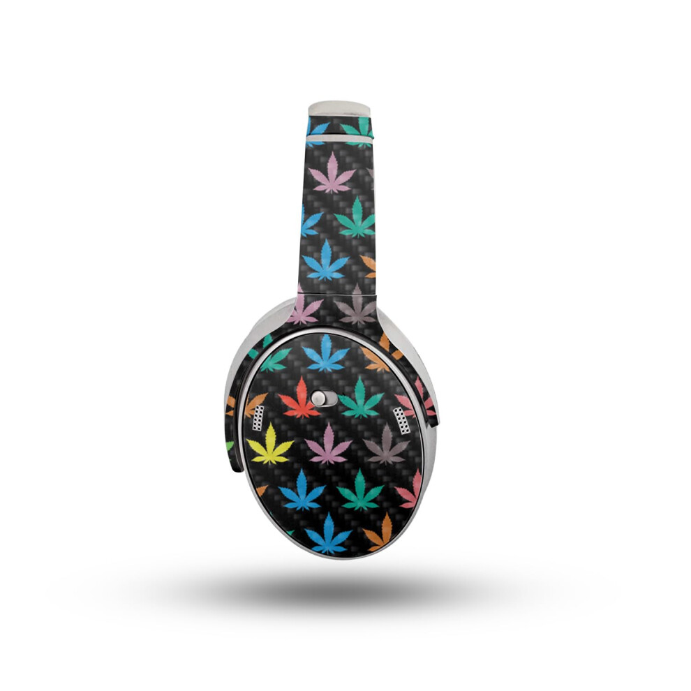 Carbon Fiber Headphone Skin Compatible With Bose Quietcomfort Headphones (2023) - Sticky Icky Icky - Premium 3M Vinyl Protective Wrap Decal Cover - Ea 198164719637