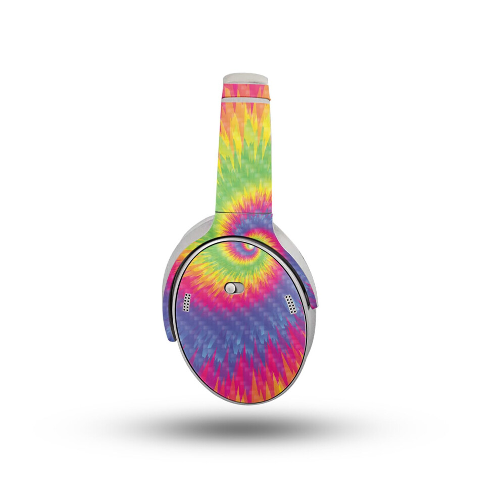 Carbon Fiber Headphone Skin Compatible with Bose QuietComfort Headphones (2023) - Vibrant Tie Dye - Premium 3M Vinyl Protective Wrap Decal Cover - Eas-image-OPC-PGSGCCC-NEW