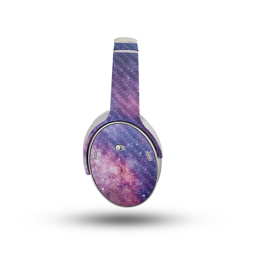 Carbon Fiber Headphone Skin Compatible With Bose Quietcomfort Headphones (2023) - Violet Stars - Premium 3M Vinyl Protective Wrap Decal Cover - Easy T 198164720367