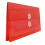JAM PAPER Plastic Envelopes with Button & String Tie Closure - #10 Business Booklet - 5 1/4 x 10 - Red - 12/Pack 3