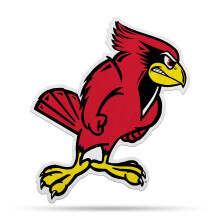 Rico Industries NCAA Illinois State Redbirds Mascot Shape Cut Pennant - Hem och vardagsrum D? Cor - Mjuk filt EZ att hnga