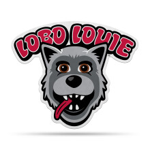 Rico Industries NCAA New Mexico Lobos Mascot Shape Cut Pennant - Hem och vardagsrum D? Cor - Mjuk filt EZ att hnga