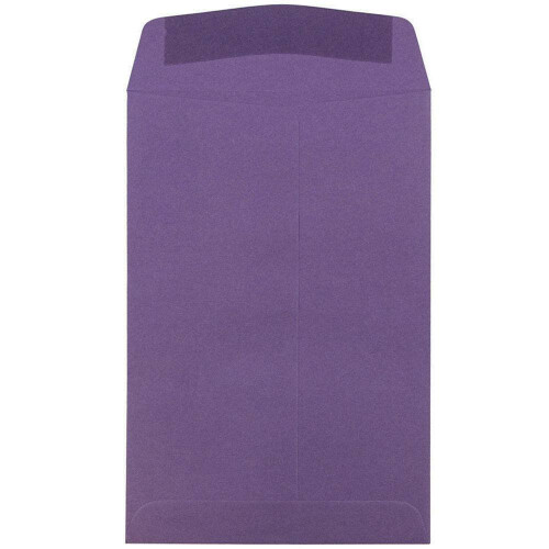 JAM PAPER 6 x 9 Open End Catalog Premium Envelopes - Dark Purple - 25/Pack 1