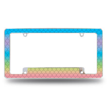 Rico Industries Mermaid All Over Automotive rendszmtbla keret szemlygpkocsihoz/teherauthoz/terepjrhoz (12"" x 6"")