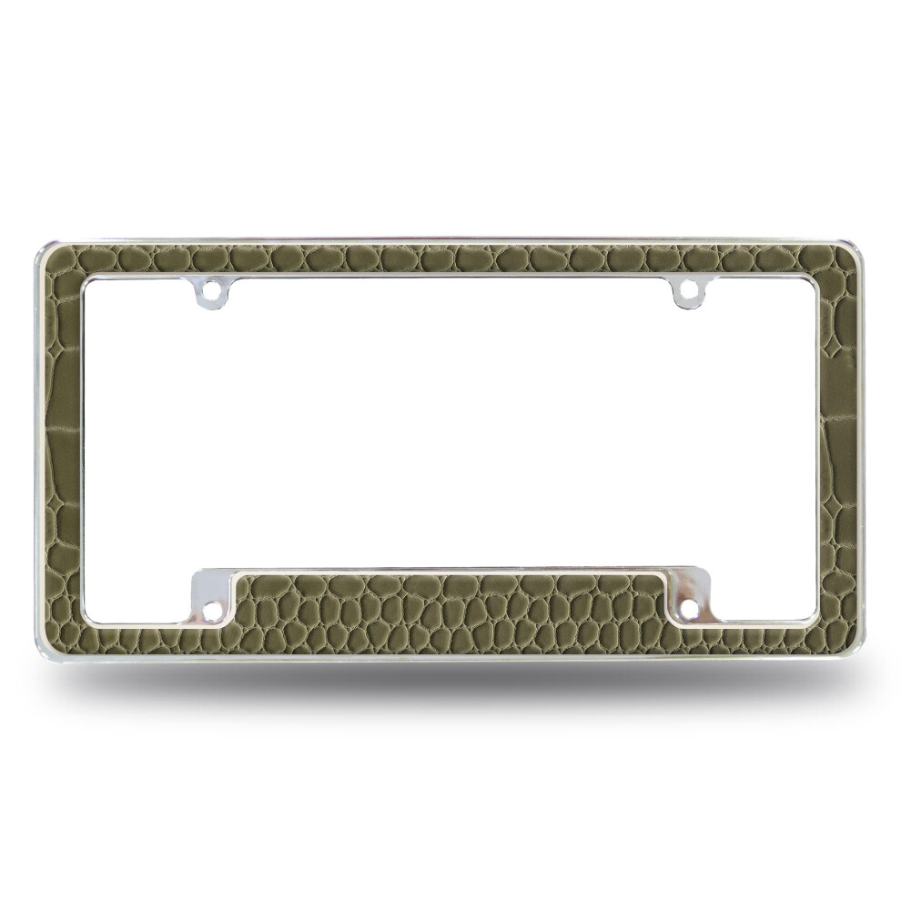 Rico Industries Aligator All Over Automotive License Plate Frame For Car/Truck/Suv (12"""" X 6"""") 611407545263