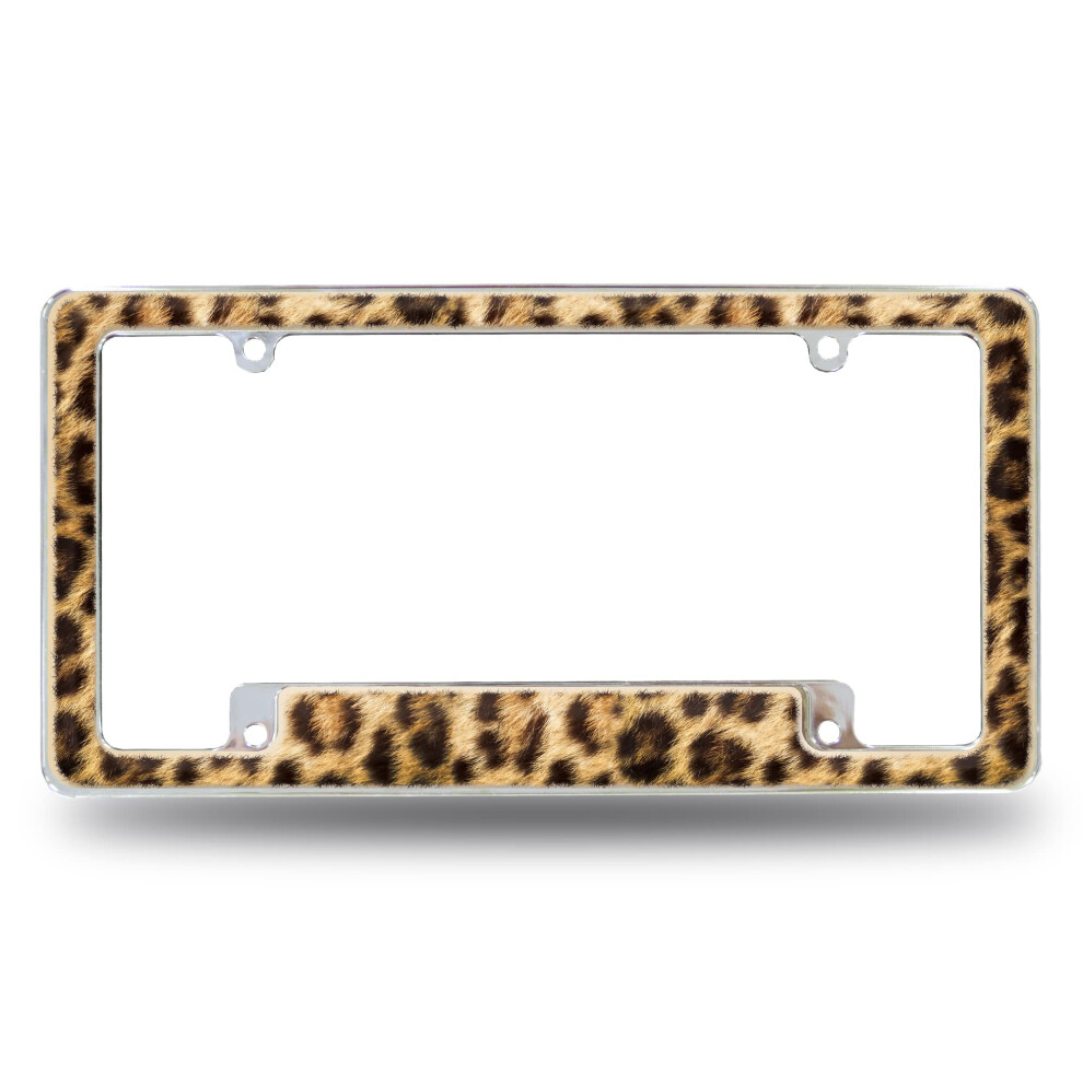 Rico Industries Leopard All Over Kfz-Kennzeichenrahmen F R Auto/Lkw/Suv (12 X 6 Zoll)-image