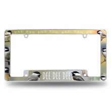 Rico Industries Chickadees Dee Dee Dee autipari rendszmkeret authoz/teherauthoz/terepjrhoz (12"" x 6"")