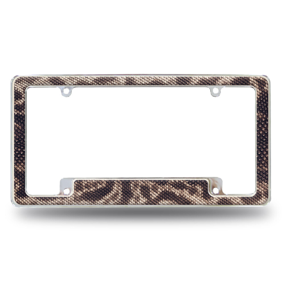 Rico Industries Snake All Over Automotive License Plate Frame For Car/Truck/Suv (12"""" X 6"""") 611407545256