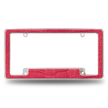 Rico Industries Pink Aligator All Over Automotive rendszmtbla keret authoz/teherauthoz/terepjrhoz (12"" x 6"")