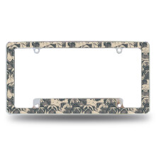 Rico Industries ismtlodo mopsz mindentt autipari rendszmtbla kerete szemlygpkocsihoz/teherauthoz/terepjrhoz (12"" x 6"")