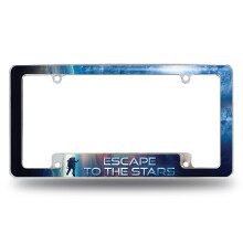 Cadre de plaque d'immatriculation automobile Rico Industries Escape to The Stars All Over pour voiture/camion/SUV (12"""" x 6"")