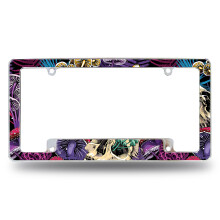 Rico Industries gombk s koponyk mindentt gpjrmuvek rendszmtbla kerete szemlygpkocsihoz/teherauthoz/terepjrhoz (12"" x 6"")