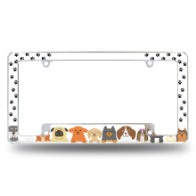 Rico Industries kutyaminta mindentt autipari rendszmkeret authoz/teherauthoz/terepjrhoz (12"" x 6"")