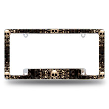 Rico Industries koponyk s csontok mindentt autipari rendszmkeret authoz/teherauthoz/terepjrhoz (12"" x 6"")