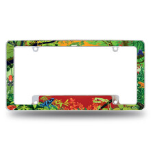 Rico Industries Rainforest Frogs All Over Gpjrmuipari rendszmkeret autkhoz/teherautkhoz/terepjrkhoz (12"" x 6"")