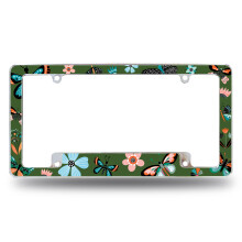 Rico Industries Butterflies virgos, mindentt auts rendszmkeret authoz/teherauthoz/terepjrhoz (12"" x 6"")