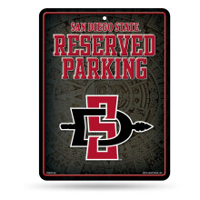 Rico Industries NCAA San Diego State Aztecs -joukkueen 8,5 x 11 tuuman metallinen pys   k   intikyltti D?cor