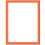 Basic Border Letterhead Laser & Inkjet Printer Paper - Brights (Orange  25 Pack) 1