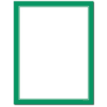 Basic Border Letterhead Laser & Inkjet Printer Paper - Brights (Green  25 Pack)
