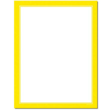 Basic Border Letterhead Laser & Inkjet Printer Paper - Brights (Yellow  25 Pack)