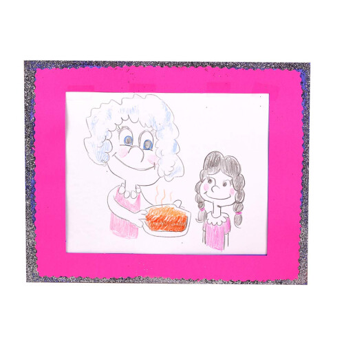 Produtos HyGloss Bright Specialty Frames Cardstock Papel Frame-Large-11 x 14 polegadas Tamanho do centro de 8 x 10 polegadas-(10-12 cores)-12 con 2