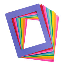 Marcos especiales brillantes Hygloss Products de cartulina y papel, tama   o grande, 11 x 14 pulgadas, tama   o central de 8 x 10 pulgadas (10-12 col