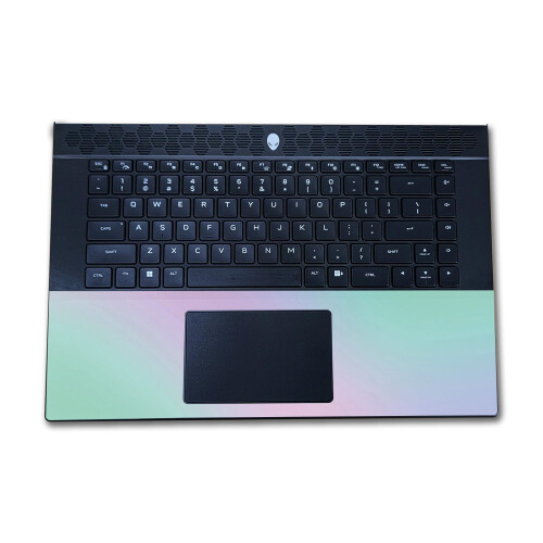 Pele para Laptop Compatível com Alienware M16 R2 (2024) - Algodão Doce - Vinil 3M Premium 1