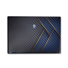 Carbon Fiber Laptop Skin Compatible with Alienware M16 R2 (2024) - Modern Hex - Premium 3M Vinyl Protective Wrap Decal Cover - Snadn aplikace | Vyro