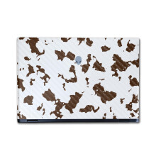 Skin de Fibra de Carbono para Laptop Compatível com Alienware M16 R2 (2024) - Vaca Marrom