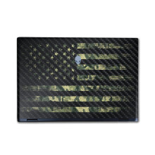 Carbon Fiber Laptop Skin Compatible with Alienware M16 R2 (2024) - American Camo - Premium 3M Vinyl Protective Wrap Decal Cover - Easy to Apply | Cra