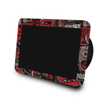 Skin kompatibel mit Amazon Echo Show 8 (3. Generation 2023)  Roter Hip-Hop  Hochwertige 3M-Vinyl-Schutzfolie  einfach anzubringen | Hergestell