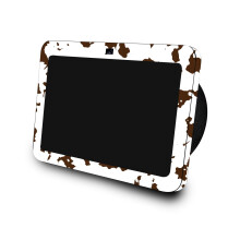 Skin kompatibel mit Amazon Echo Show 8 (3. Generation 2023)  Braune Kuh  Hochwertige 3M-Vinyl-Schutzfolie  einfach anzubringen. Hergestellt in