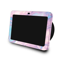 Skin Compatible con Amazon Echo Show 8 (tercera generacin 2023) - Onda pastel - Cubierta de calcomana protectora de vinilo 3M Premium - Fcil de ap