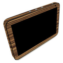 MightySkins Skin per Amazon Echo Show 8 (Gen 1) - Legno di zebra scuro | Pellicola protettiva in vinile | Facile da applicare e cambiare stile |