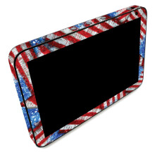 Skin MightySkins para Amazon Echo Show 8 (Gerao 1) - Flag Drips | Envoltrio Viny protetor | Fcil de aplicar e mudar de estilo | Fabricado nos EUA